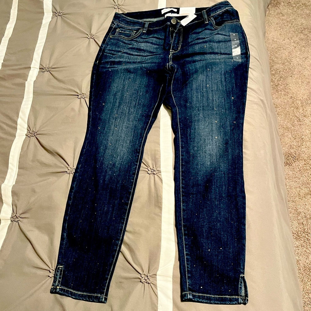 Lane Bryant spark denim, skinny jeans
